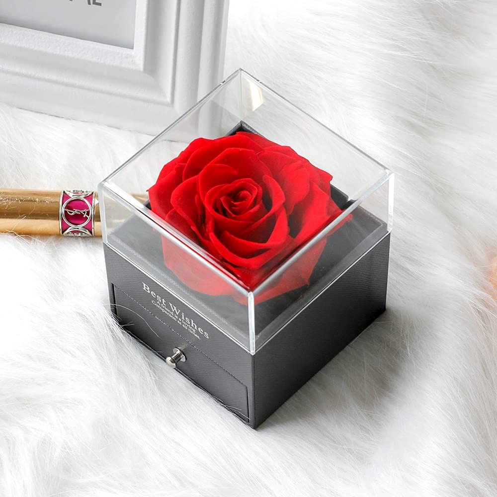 Red Rose Jewelry Box